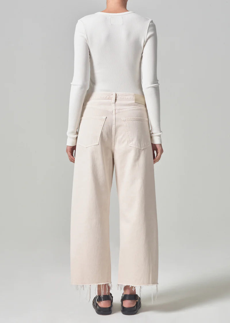Citizens of Humanity Ayla Raw Hem Crop, relaxed rise, wide leg denim, denim jeans, jeans, women's clothing