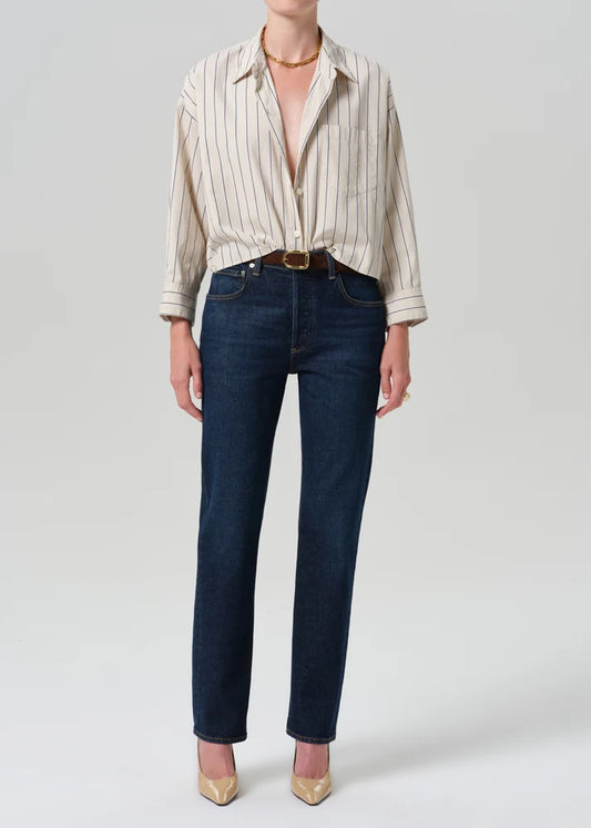 Citizens of Humanity Savannah Cigarette Jean, slim straight silhouette with a mid rise denim jean, women's clothing