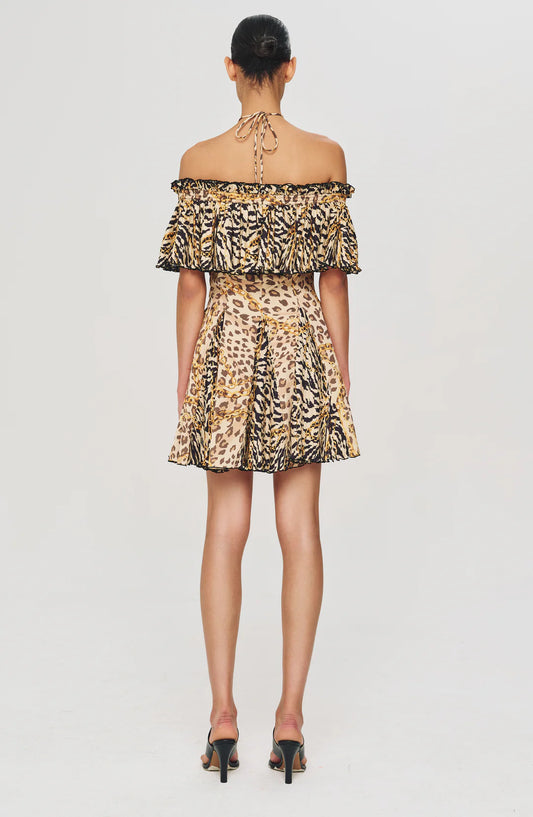 Ronny Kobo Esmi Dress, animal print dress, mini dress, sun dress, women's clothing