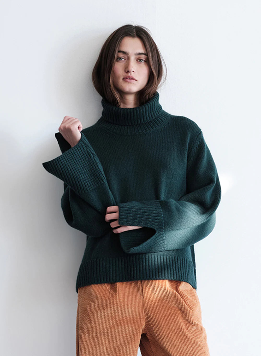 Stateside Cashmere Blend Turtleneck, turtleneck sweater, oversized sweater, cashmere sweater, women's clothing