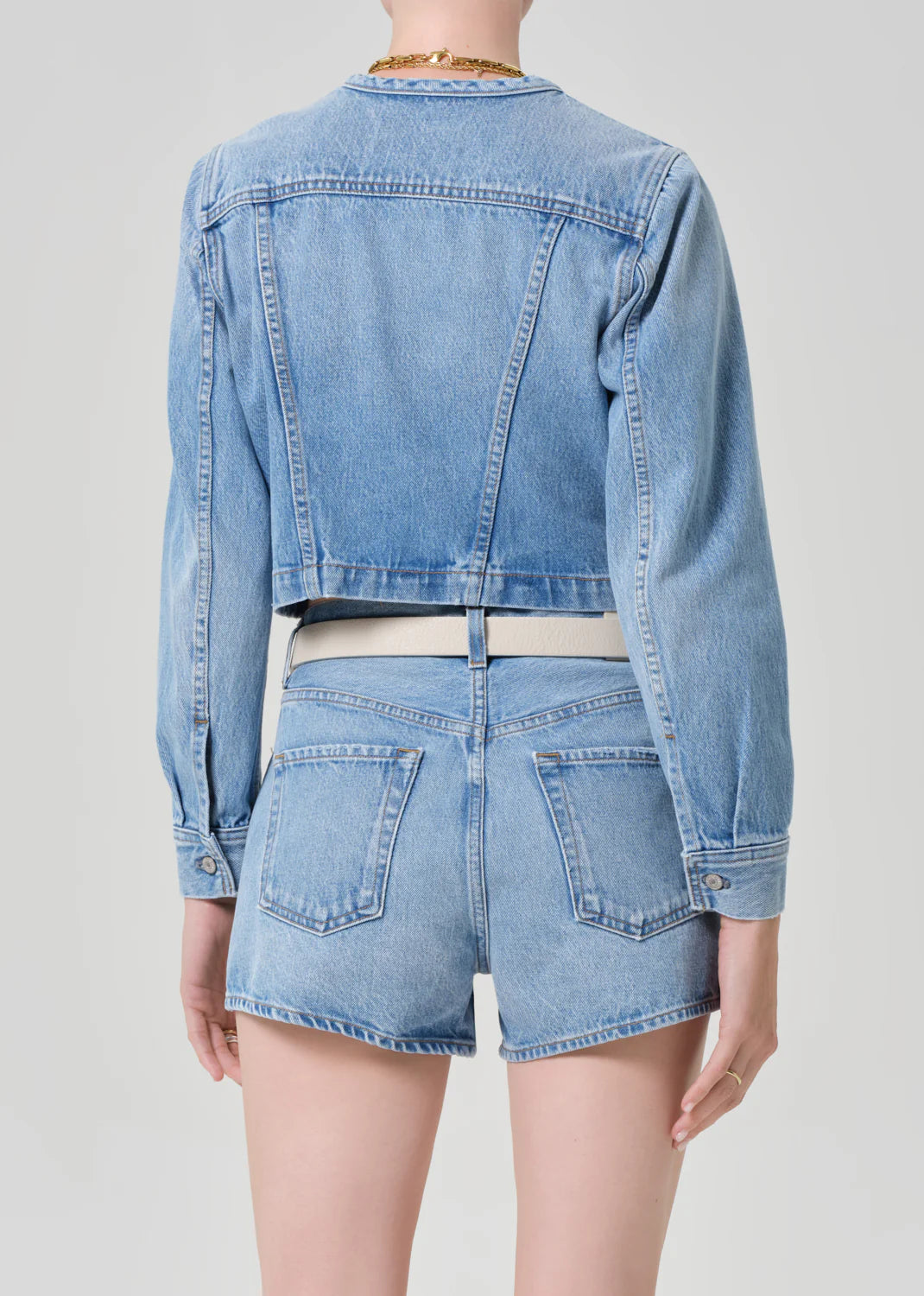 Citizens of Humanity Devin Collarless Jacket, denim jacket, jean jacket, jacket, women's clothing