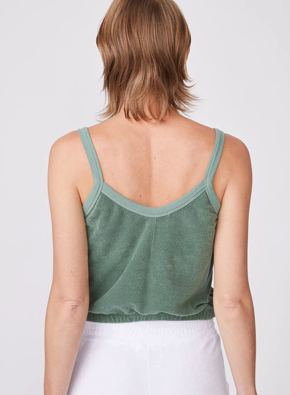 Stateside Towel Terry Elastic Waist Cami, Cami top, Strappy Top, Tank Top, Terry cloth, summer top, women's clothing