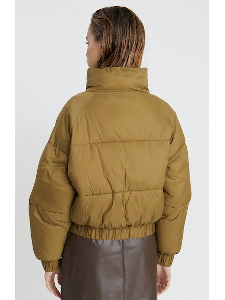 Dèluc Harrison Puffer Jacket in Olive, puffer, jacket, puffer jacket, outerwear, women's clothing