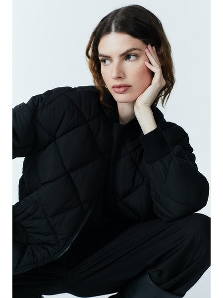 Dèluc Kai Reversible Bomber Jacket, bomber jacket, jacket, bomber, quilted jackt, reversible jacket, women's clothing