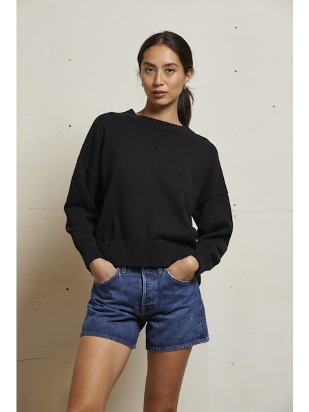 Perfect White Tee Janet Cotton Sweater