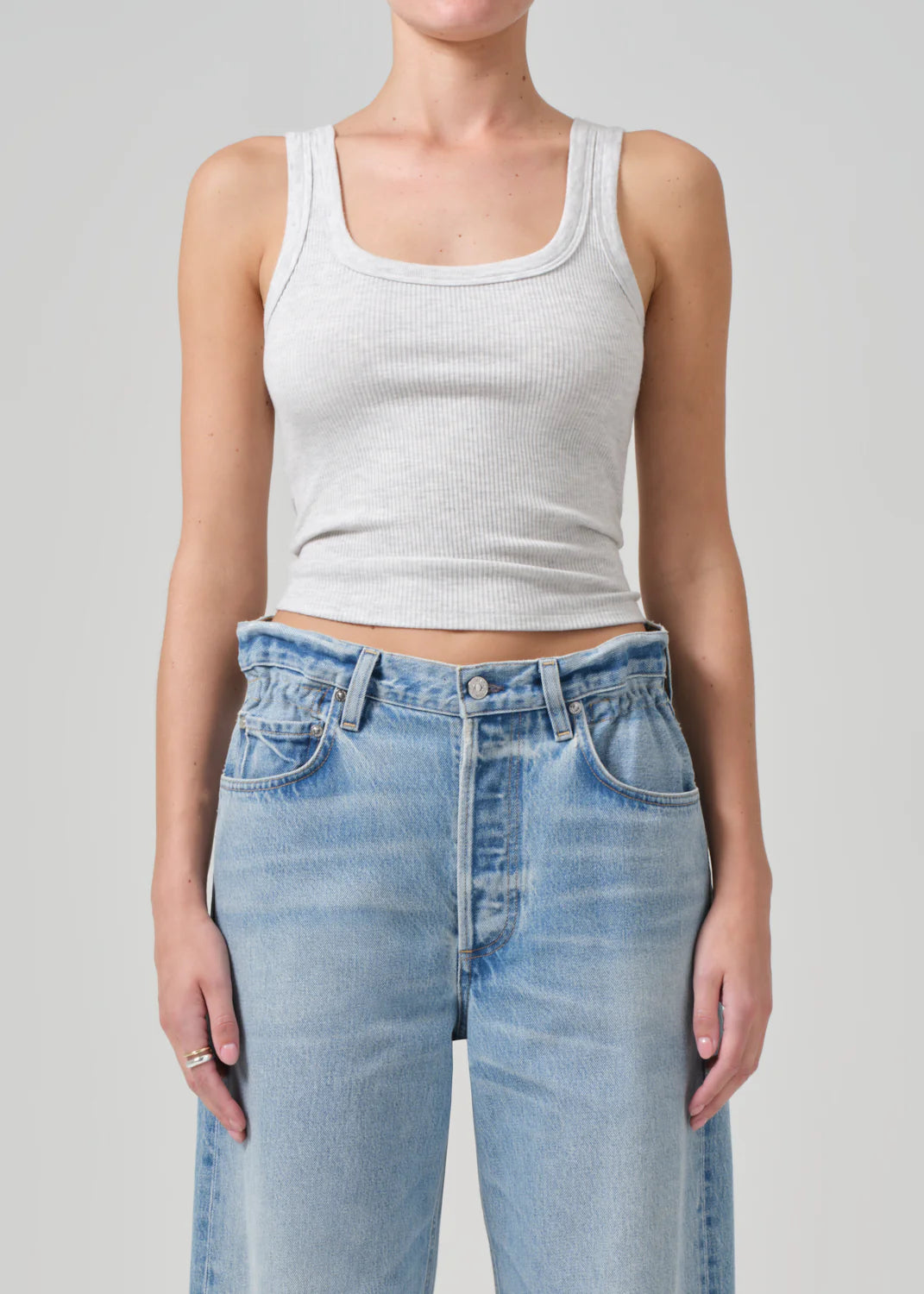 Citizens of Humanity Faye Tank, ribbed knit tank, tank top, tanks, women's clothing
