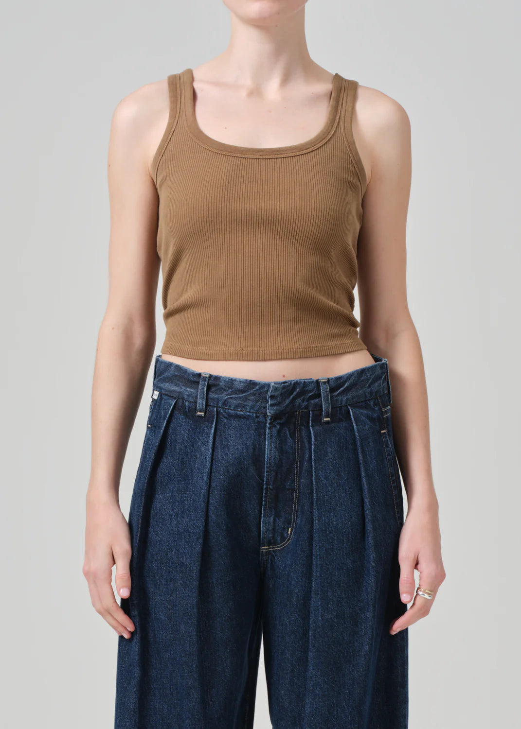 Citizens of Humanity Faye Tank, ribbed knit tank, tank top, tanks, women's clothing