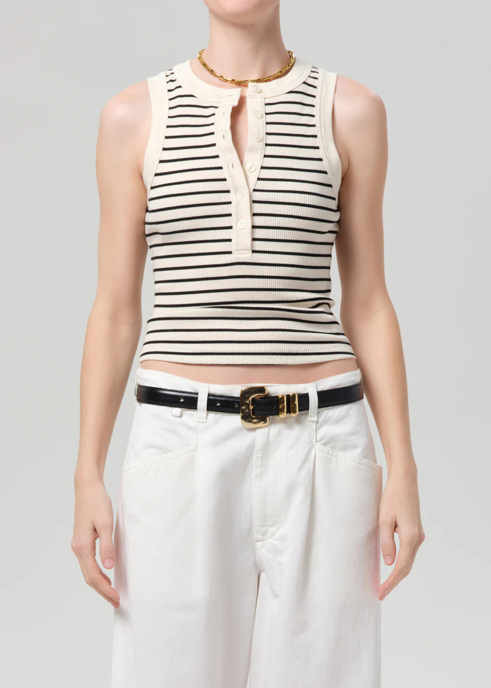 Citizens of Humanity Caralyn Tank, tank top, sleeveless top, striped tank shirt, women's clothing
