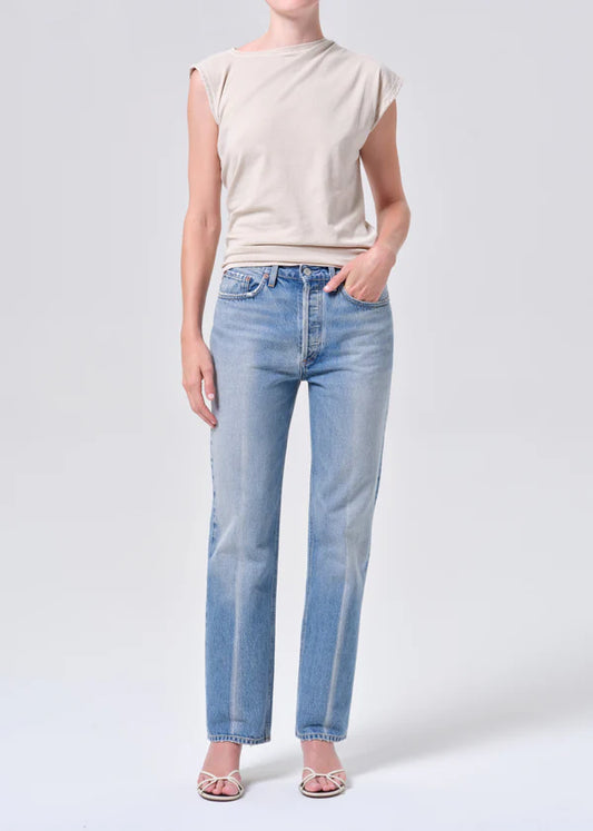 AGOLDE Lana Jean, jeans, denim, relaxed straight denim jean, women's clothing