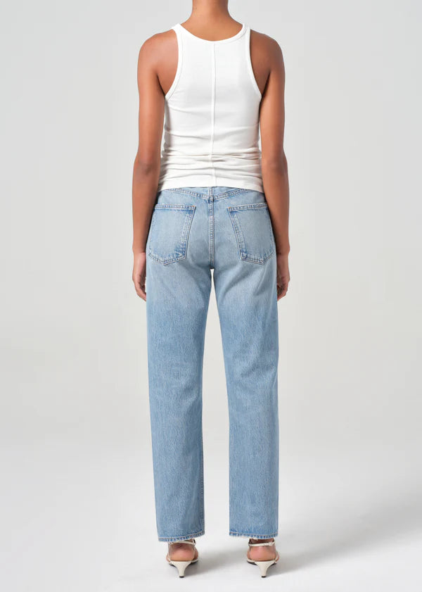AGOLDE 90's Pinch Waist in Infinite, denim jeans, jeans, denim, blue jeans, high waist jeans, women's clothing