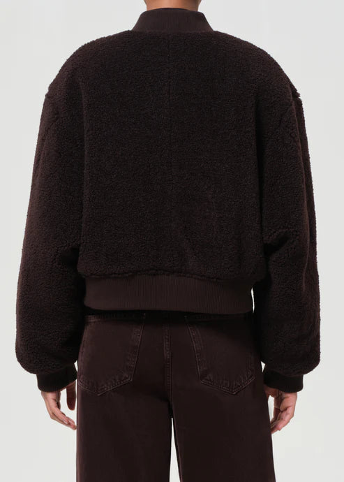 AGOLDE Iona Skye Jacket, bomber, jacket, outerwear, sherpa jacket, women's clothing