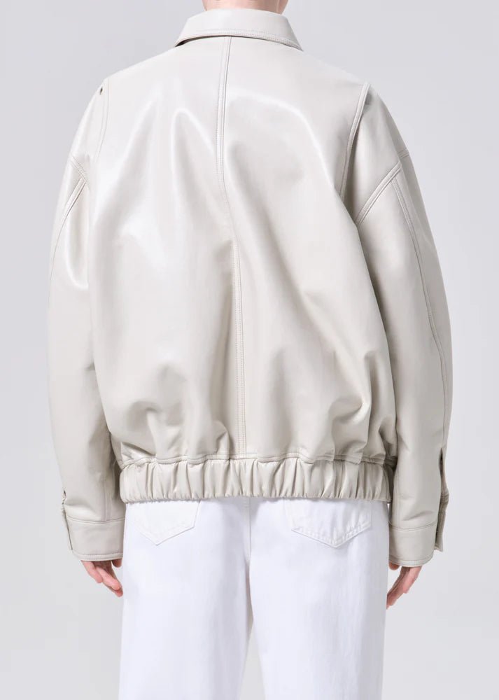 AGOLDE Aston Bomber, jacket, leather jacket, bomber jacket, outerwear, women's clothing