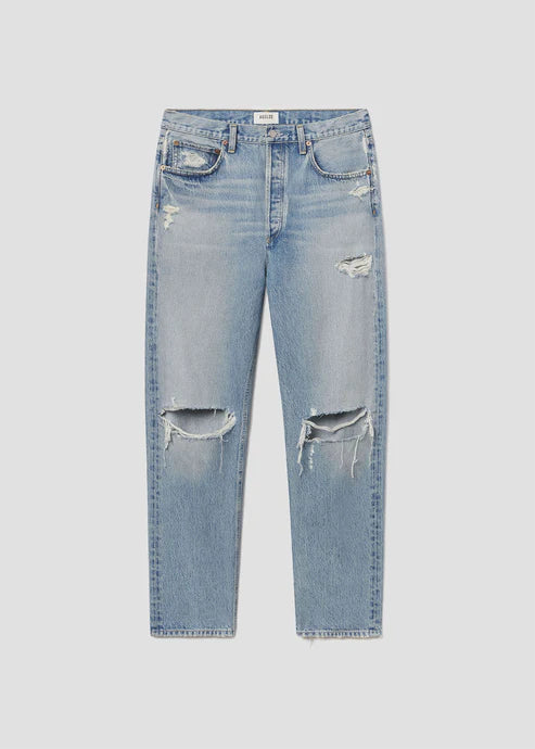 AGOLDE 90's Jean in Threadbare, mid rise denim, baggy jeans, women's clothing