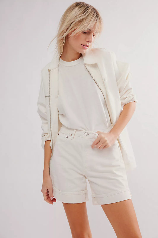 AGOLDE Dame Short, denim shorts, jean shorts, shorts, women's clothing