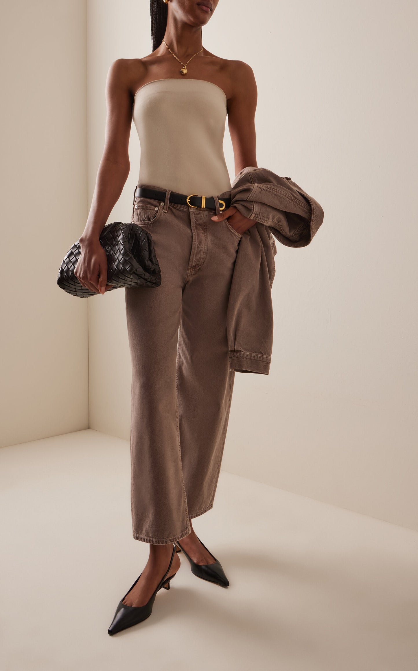 AGOLDE Ren in Ceramic, denim jeans, jeans, cropped denim, high rise jeans, women's clothing