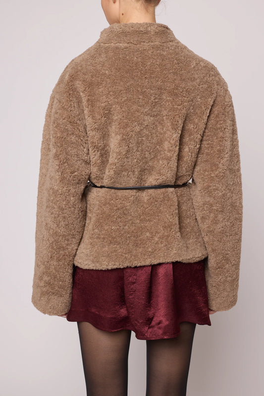 Atelier Delphine Mana Jacket, faux fur coat, jacket, stylish faux fur jacket, women's outerwear