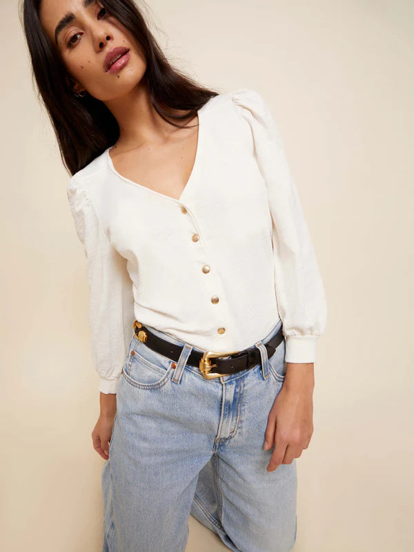 Nation LTD Bentley Workshirt, button down top, vneck shirt, blouse, cute top, women's clothing
