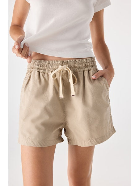 AMO Blake Shorts in Haze, shorts, elastic waistband shorts, women's clothing