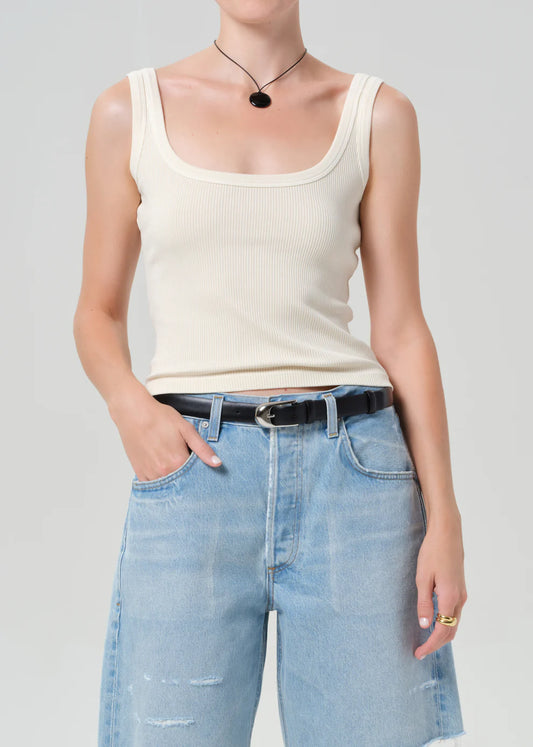 Citizens of Humanity Faye Tank, ribbed knit tank, tank top, tanks, women's clothing