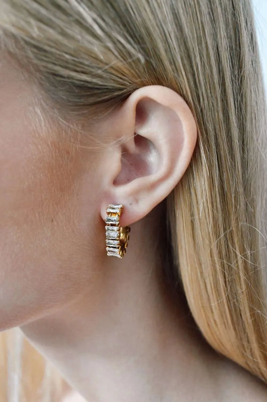 MKYNZE Eclat Hoops, gold hoops, jewelry, accessories, women's earrings