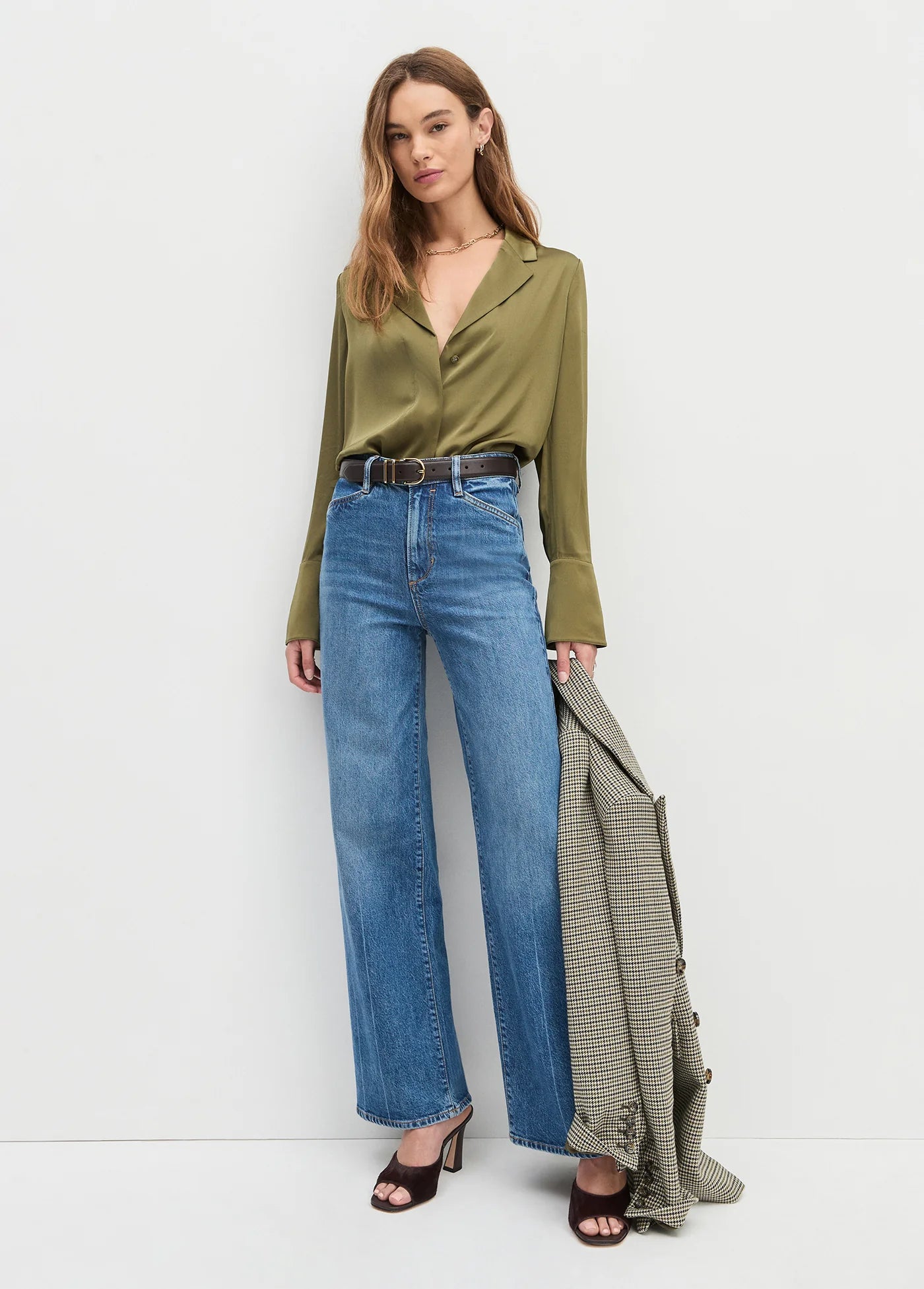Favorite Daughter The Fancy Juni Belt, belt, brown and gold belt, women's accessories