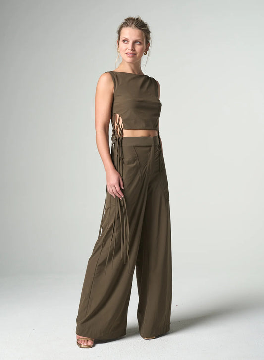 JBQ Oslo 2.0 Pant, high-waisted wide-leg pants, women's clothing