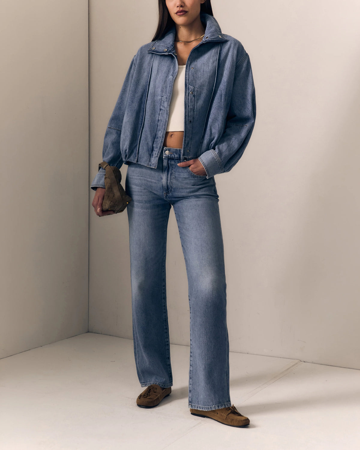 LE JEAN Mid 90's Straight leg denim jeans, straight leg and high waist jeans, women's clothing