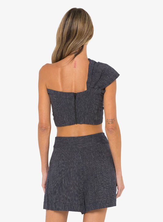 Just Bee Queen Marlow Short Striped, shorts, dress shorts, dressy shorts, women's clothing