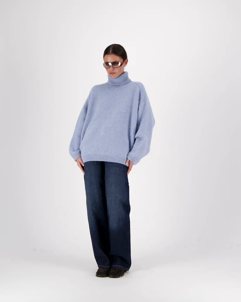 MR. MITTENS Agnes High Neck Jumper, turtleneck sweater, oversized sweater, women's clothing