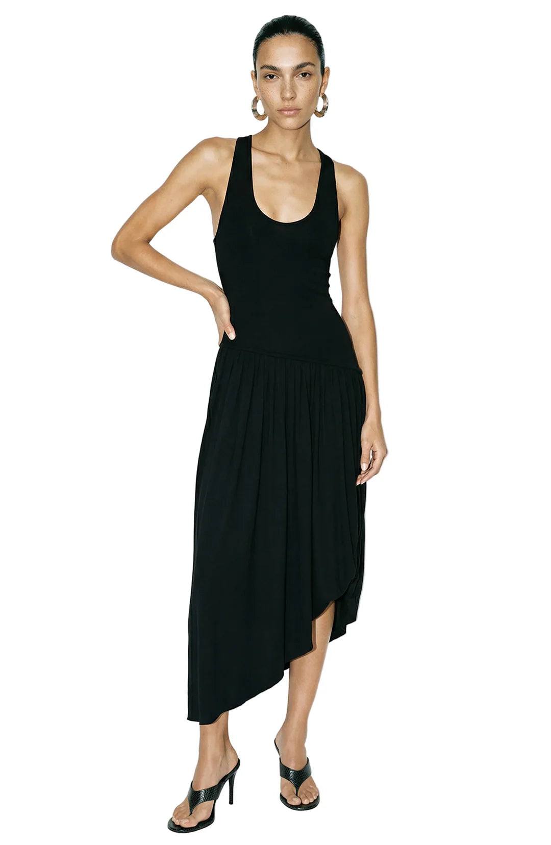 ronny kobo dress Meyer – bluebird boutique Nicole Miller One-Shoulder Midi stripes30_xl incorporates her international upbringing Style:R81DS3874