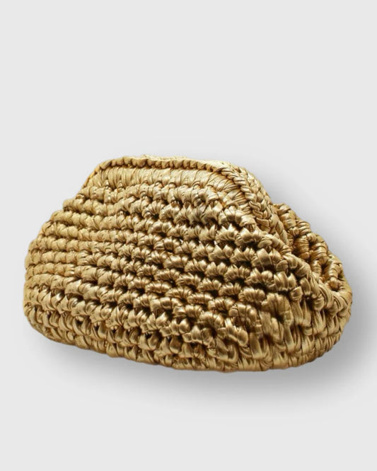 Noam Hazan Amber Metallic Clutch, handbag, clutch, purse, women's accessories