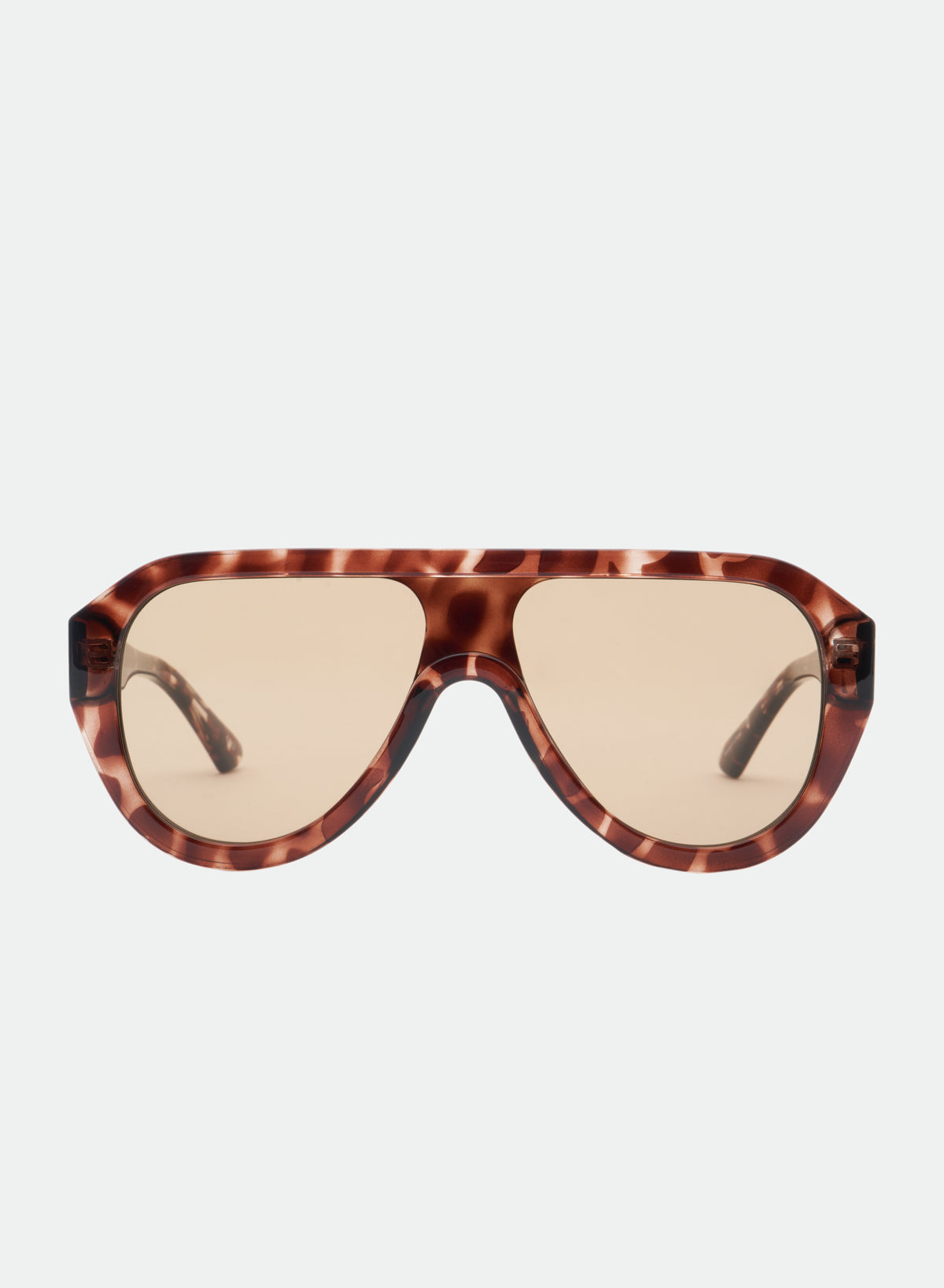 OTRA Cameron Sunglasses, Tortoiseshell sunglasses with beige lenses, women's accessories