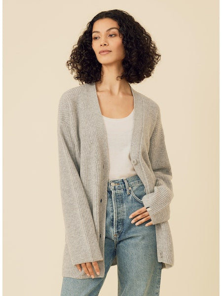 One Grey Day Pacific Cashmere Cardigan, cardigan, cashmere cardigan sweater, cashmere, cardigan, women's clothing
