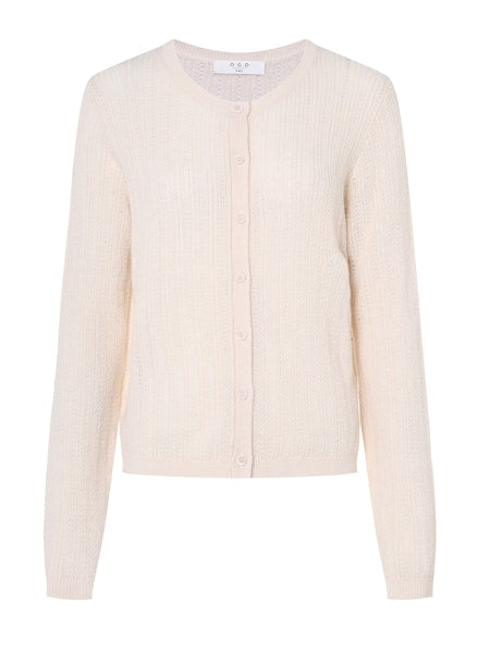 One Grey Day Opal Cardigan in ecru, cardigan sweater, sweater, matching set, women's clothing