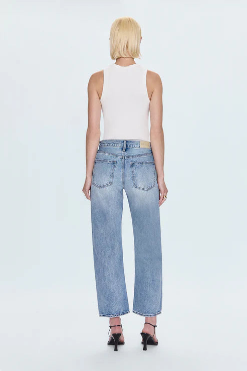 Pistola Lexi Mid Rise, bow legged denim, denim, denim jeans, jeans, bow legged, women's clothing