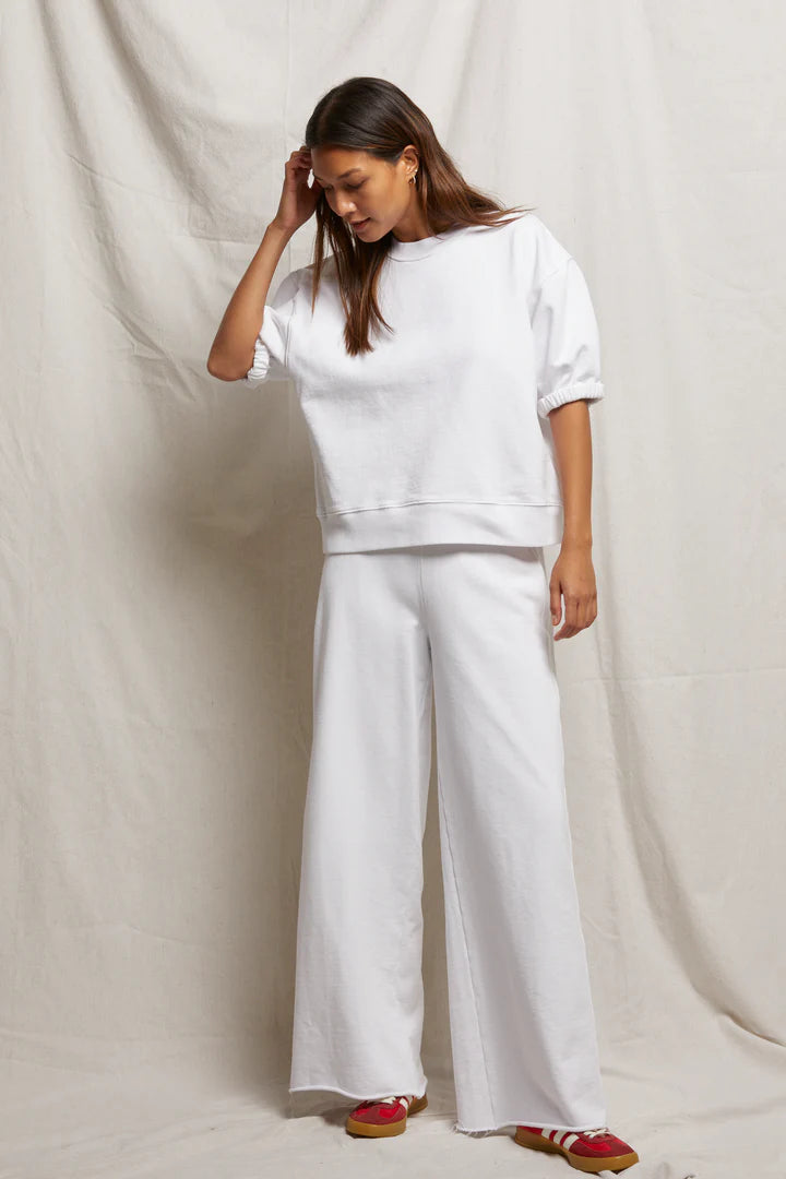 Perfect White Tee Amber Wide Leg Pant, wide leg pants, lounge pants, sweatpants, pants, women's clothing