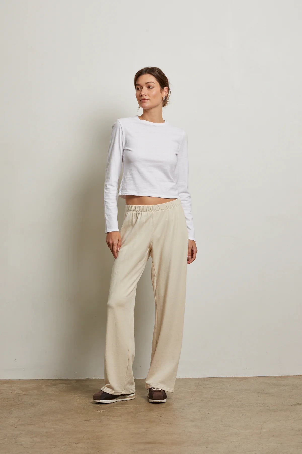 Perfect White Tee Nora French Terry Pull on Pant, sweatpant, loungwear, sweats, pants, women's clothing