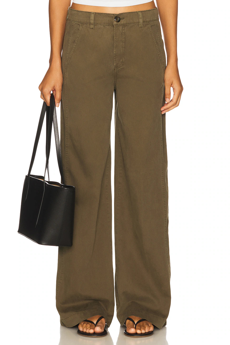 Pistola Jadyn Seamed Low Slung Palazzo, pants, twill pants, women's clothing