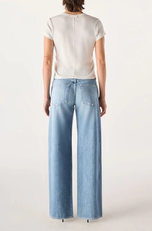 AMO Regina in Loom, low rise denim jeans, wide leg denim, jeans, women's clothing