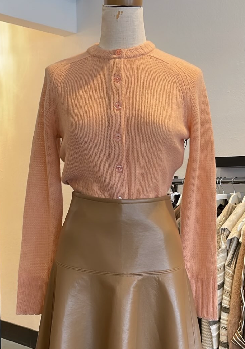 RE/DONE Slim Cashmere Cardigan, cardigan sweater, cashmere cardigan, sweater, women's clothing