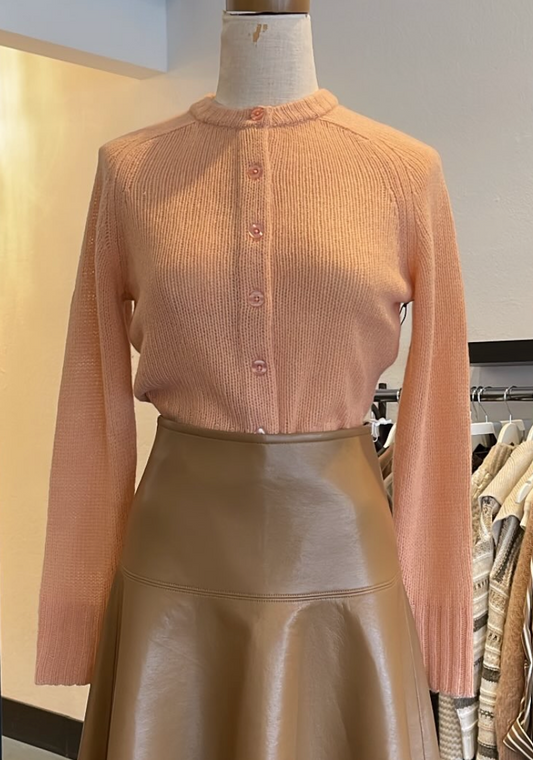 RE/DONE Slim Cashmere Cardigan, cardigan sweater, cashmere cardigan, sweater, women's clothing