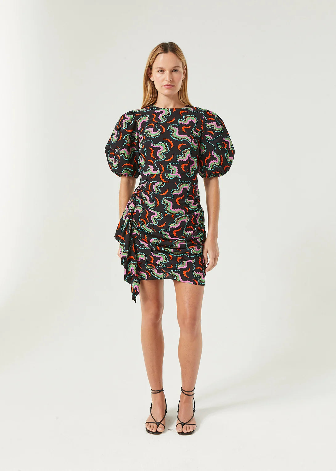 RHODE Pia Dress, dress, mini dress, short sleeved dress, women's clothing