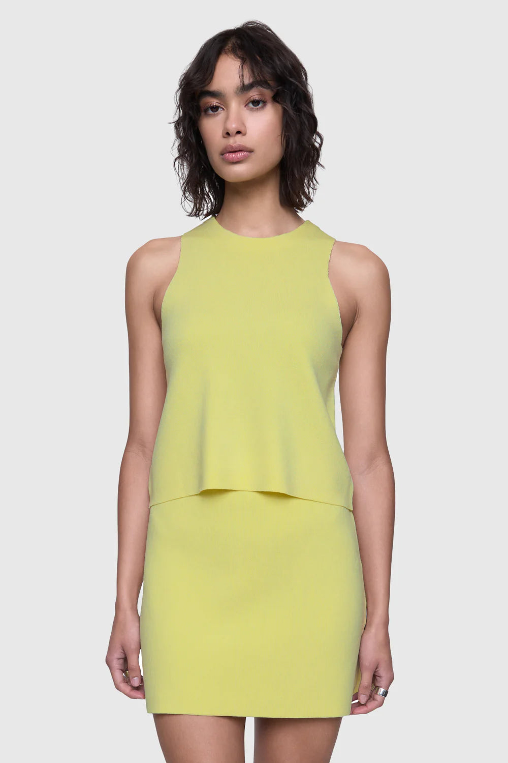 Rebecca Minkoff Lola Intarsia Top, sleeveless top, matching set, top, women's clothing