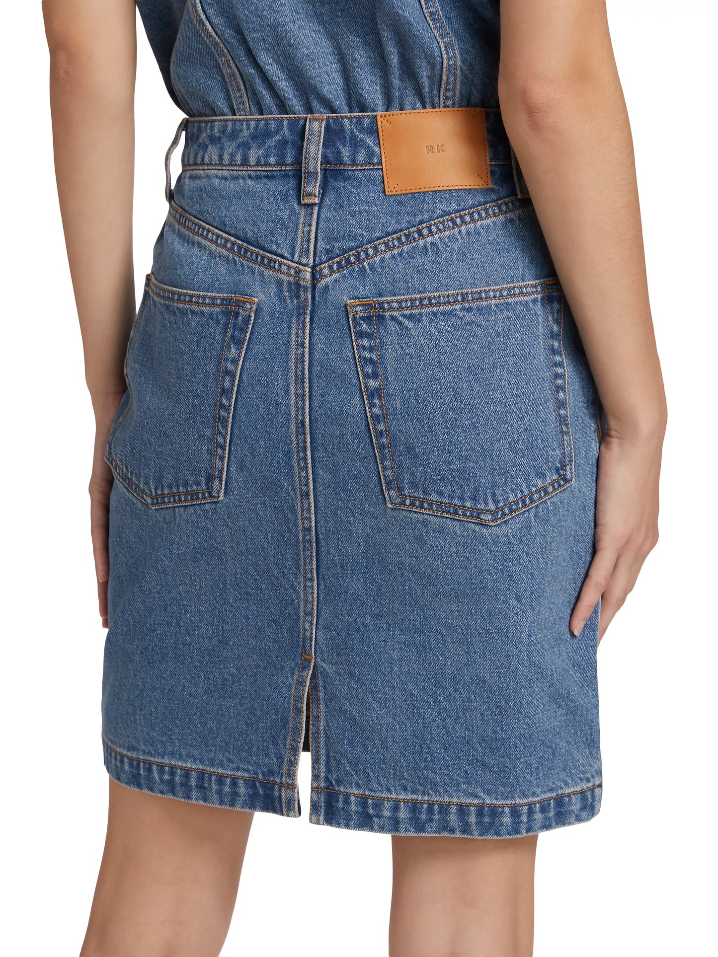 Ronny Kobo Hannah Denim Skirt, denim skirt, denim, jean skirt, women's clothing