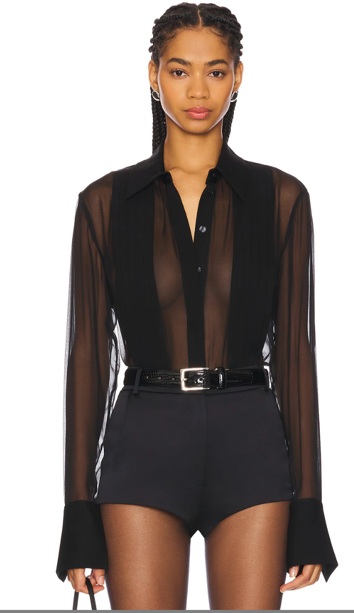 SANS FAFF Meghan Silk Blouse, blouse, button down dress shirt, long sleeved shirt, women's clothing