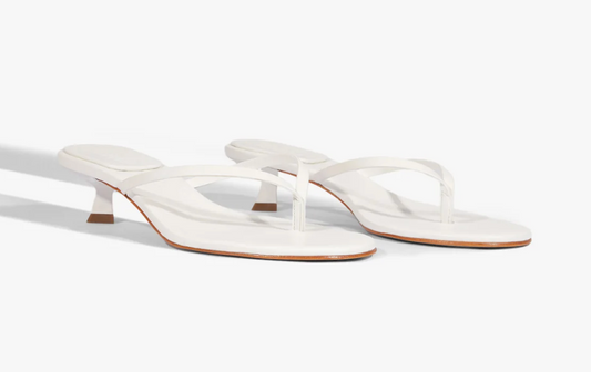 Schutz Carolyn in White, Carolyn Leather Sandal, sandal, shoes, women's shoes