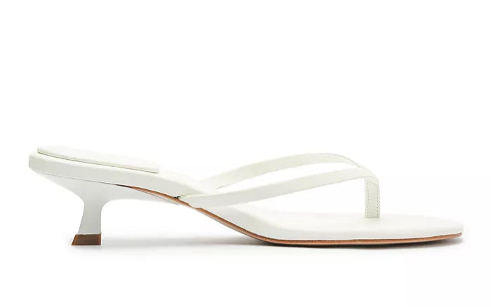 Schutz Carolyn in White, Carolyn Leather Sandal, sandal, shoes, women's shoes
