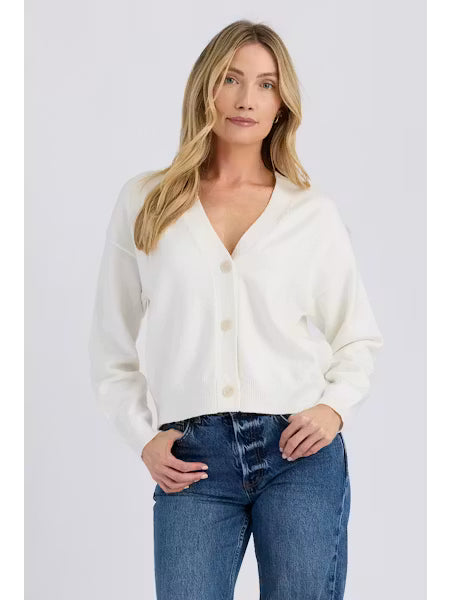 Stitches & Stripes Olive Cardigan, v-neck cardigan sweater, lightweight cardigan, women's clothing