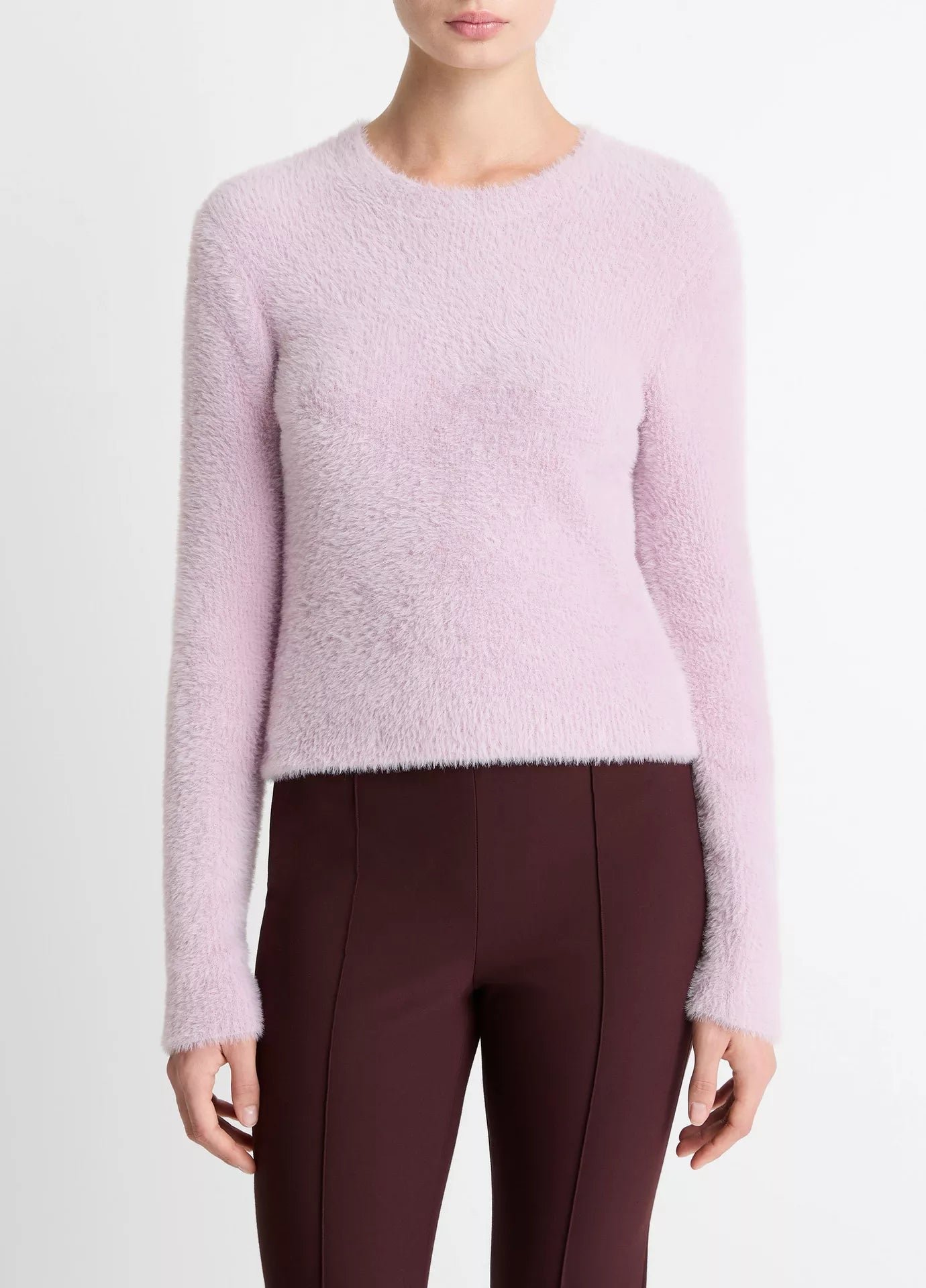 Vince Eyelash Crewneck Sweater, fitted sweater, sweater, crew neck sweater, women's clothing