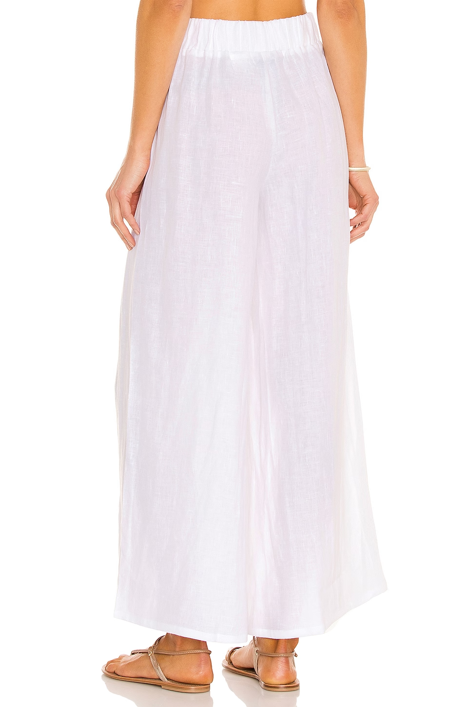 Vitamin A Tallows Wide Leg Pant, linen pants, white pants, resort wear, women's clothing